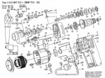 Bosch 0 603 997 900 Sbm 710-2E Percussion Drill 220 V / Eu Spare Parts